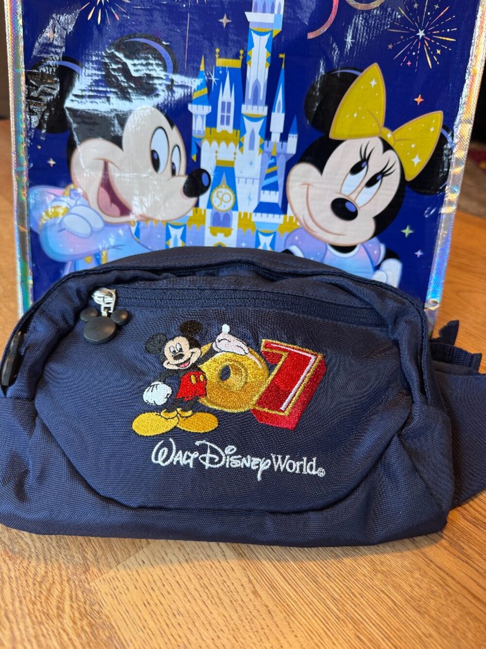 Walt Disney World 2007 Belt Bag Fanny Pack Embroidered